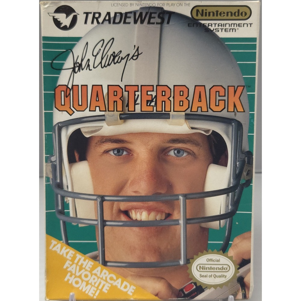 Tradewest NES-JQ-USA John Elway's Quarterback NES Game‎ with Box